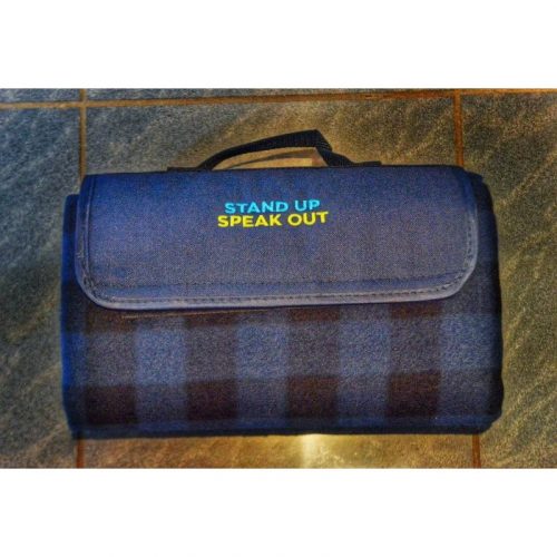 STAND UP SPEAK OUT Picnic Blanket Voices For Freedom