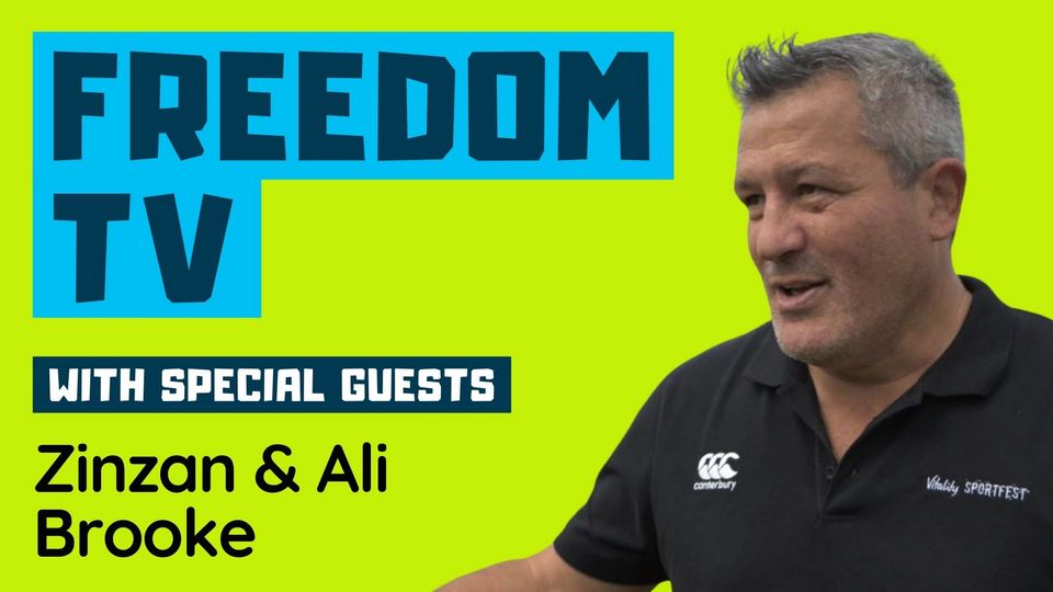 FREEDOM TV with Special Guest - Zinzan & Ali Brooke